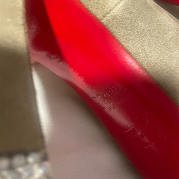 Christian Louboutin Filter 140 crystal-embellished suede pumps - Picture 6 of 16